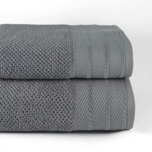 Махровое полотенце для лица и рук Riga 50x90 см, серое, . Photo 3